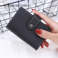 trend card bags id credit card drivers license slots case unisex fashion purse high quality waterproof wallet business card box