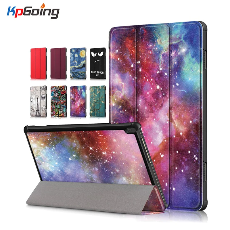 10 1 дюймов Тонкий чехол для планшета Lenovo Tab M10 TB X605F X505F планшет складной откидной
