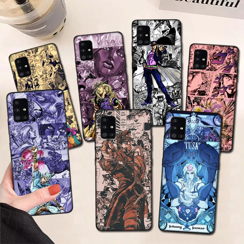 

JoJo's Bizarre Adventure Phone Case For Samsung Galaxy A51 A71 A50 A70 A81 A91 A30 A40 A20E A10S A6 A7 A8 A9 Cover Coque Funda