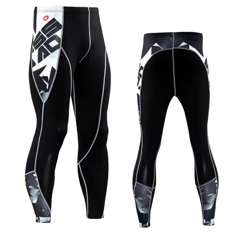 pants Новое мужское термобелье базовый слой спортивный костюм теплые мужские зимние спортивные костюмы компрессионная спортивная одежда термобелье 4XL - Цвет: pants