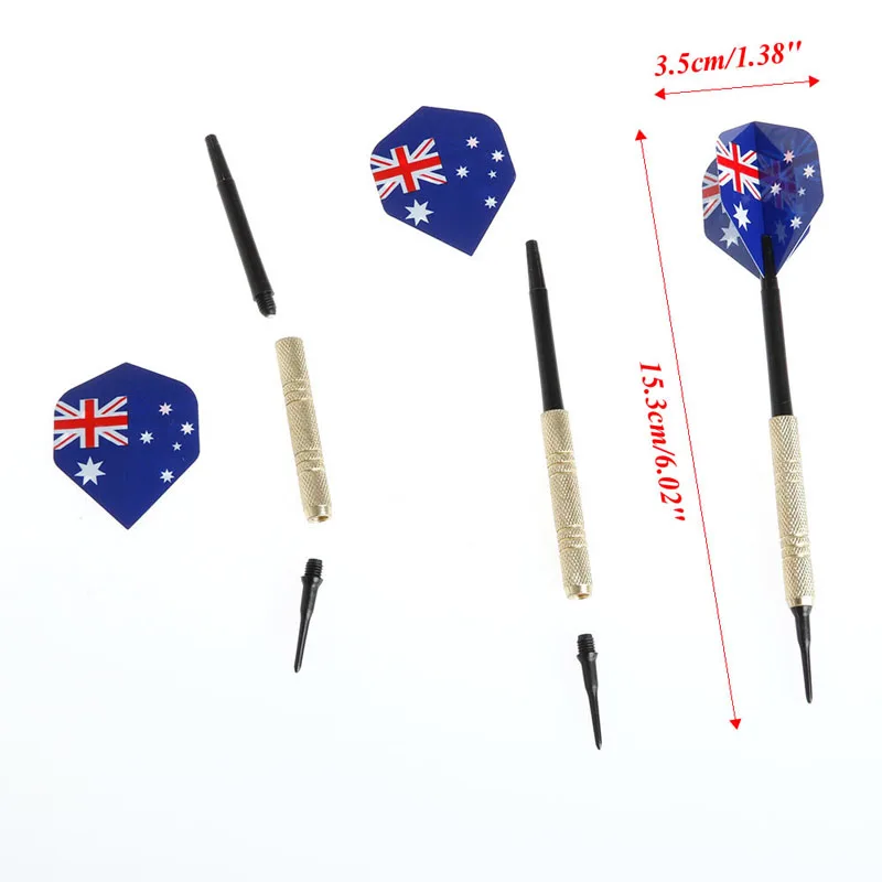 

12Pcs Of Soft Tip Darts & 36 Extra Tips Professional For Electronic Dartboard