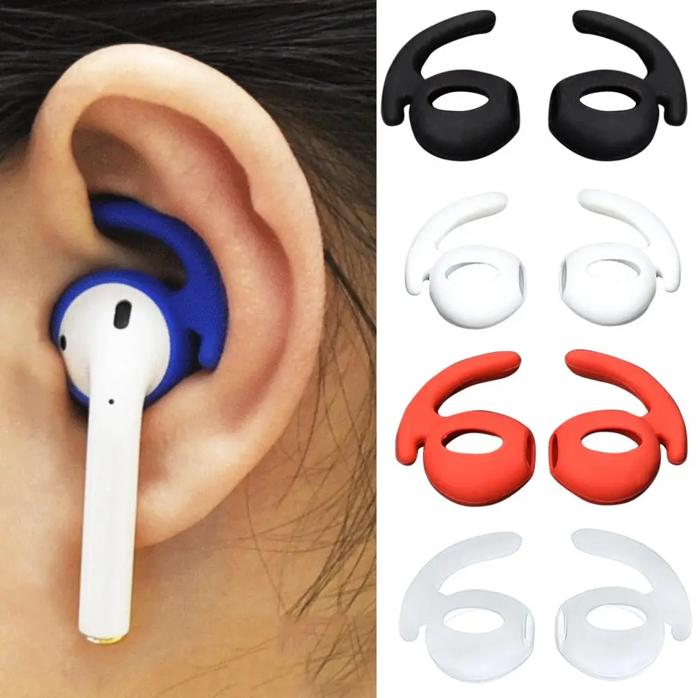 

Чехол-Крючок для наушников Apple AirPods 1 и 2, противоскользящий, силиконовый, 2020