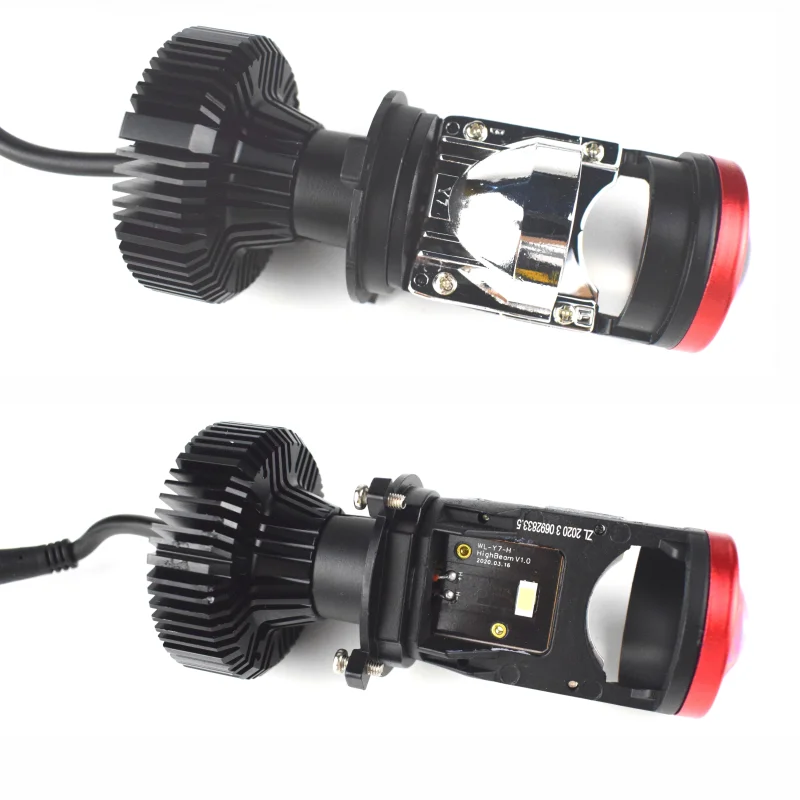 

H4 LED Mini Lens LED H4 Projector Lens 120W 6000K White Light/ 3000K+4300K+6000K 3 Colors Car Headlight Bulbs Auto Light LHD RHD