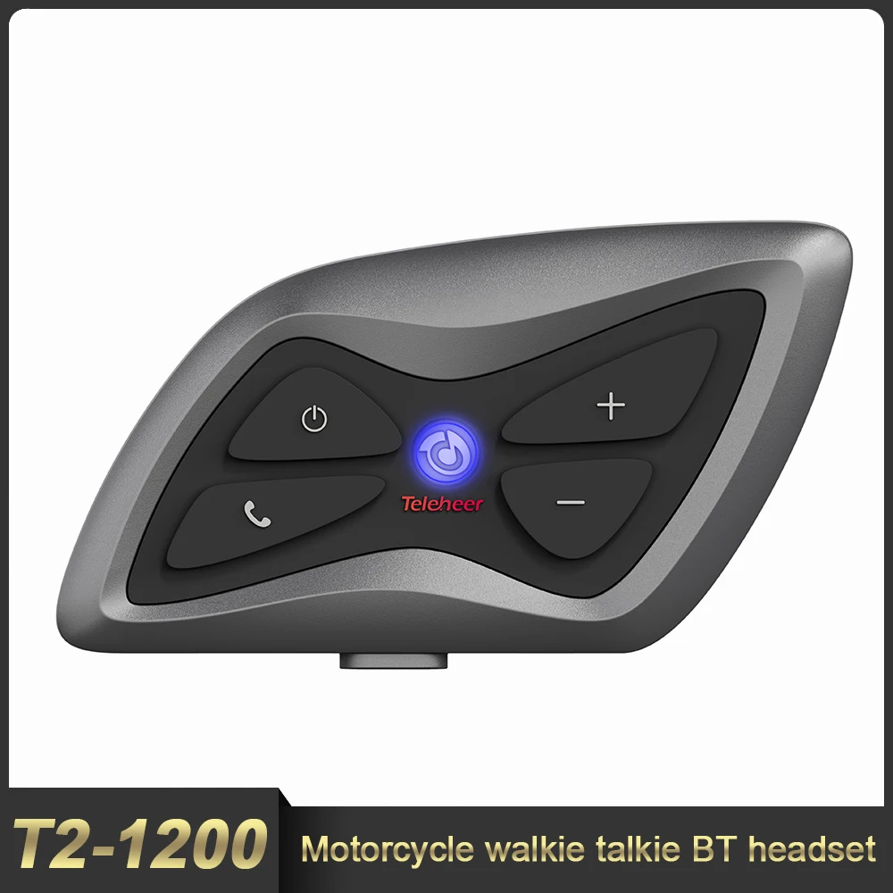 

Мотоциклетная гарнитура с налобным фонарем FM-радио 2000 м группа Talk Bluetooth-совместимая система связи со шлемом