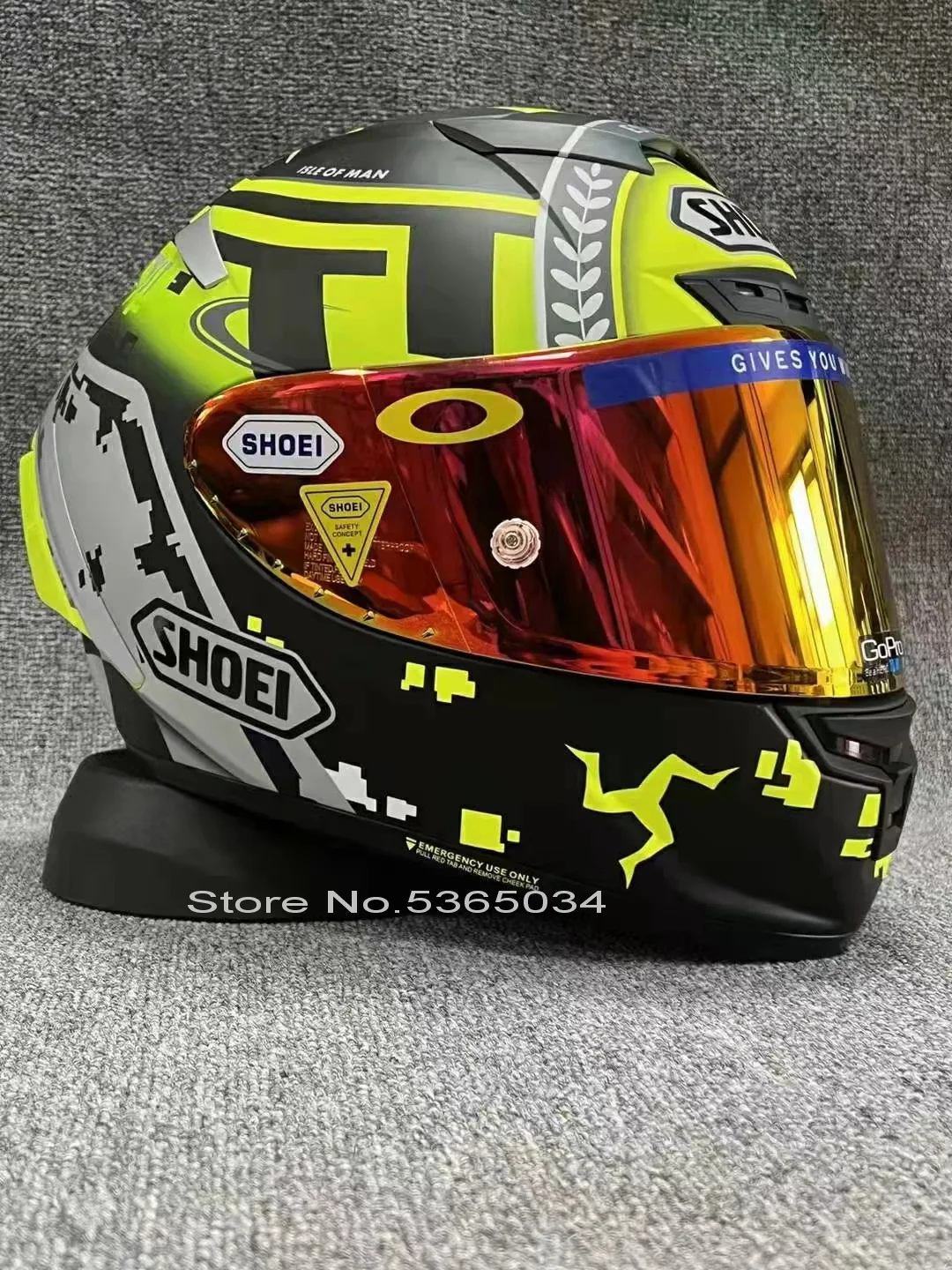 Шлем для мотоциклистов SHOEI X14 с изображением острова Мэн TT X-SPIRIT 3 Trooper 2018 |