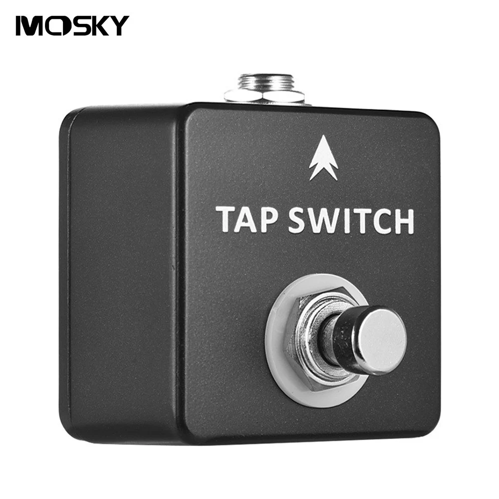 

Mosky 1/4" Tap Switch Footswitch Guitarra Single Tap Delay Full Metal Efect for Acoustic Guitar Parts Accessories Effect Pedal