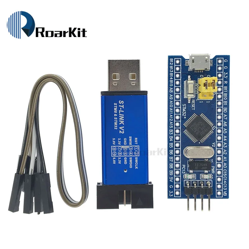 STM32F103C8T6 ARM STM32 минимальная системная макетная плата модуль для Arduino DIY Kit+ ST-Link V2 Mini STM8 симулятор загрузки