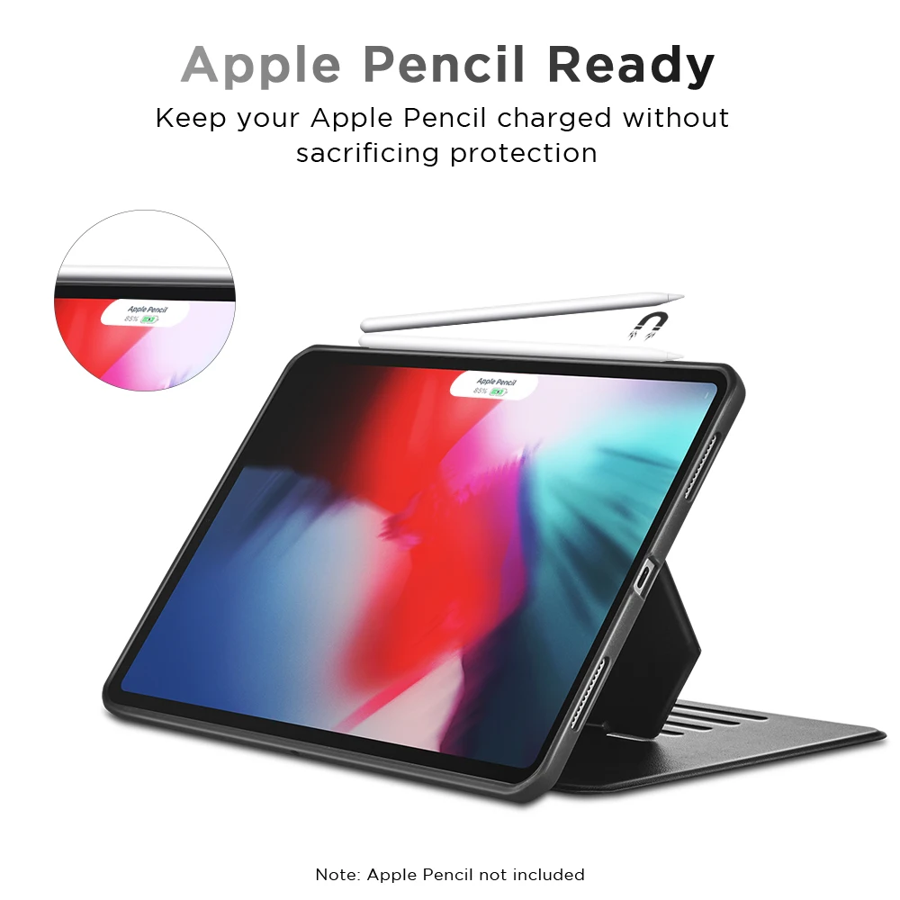 Чехол ESR для iPad Pro 12 9 чехол 2021 2020 11 Air 4 8 7 с позициями чехол-подставка держателем |