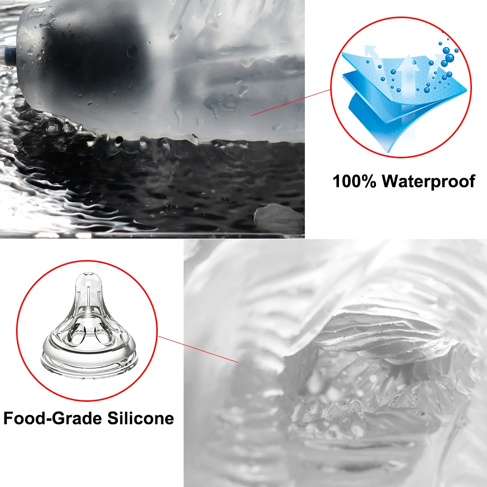 Электрический Мужской мастурбатор чашка для мужчин Реалистичная Вагина со