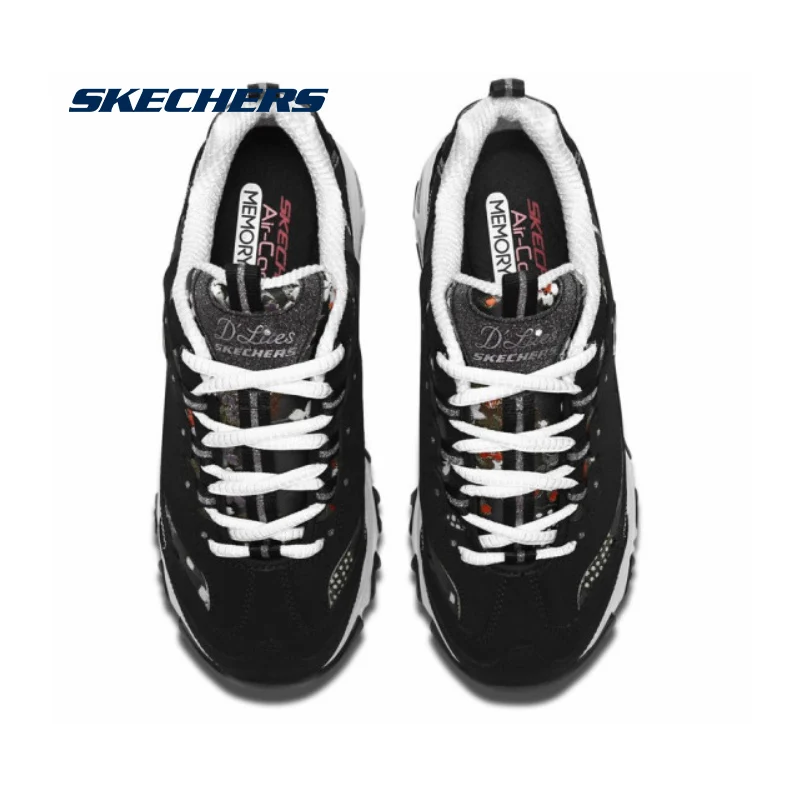 

Skechers Shoes Woman Casual Shoes Chunky Shoes Platform D'lites Comfortable Sneakers Woman zapatos de mujer 13082-BKW