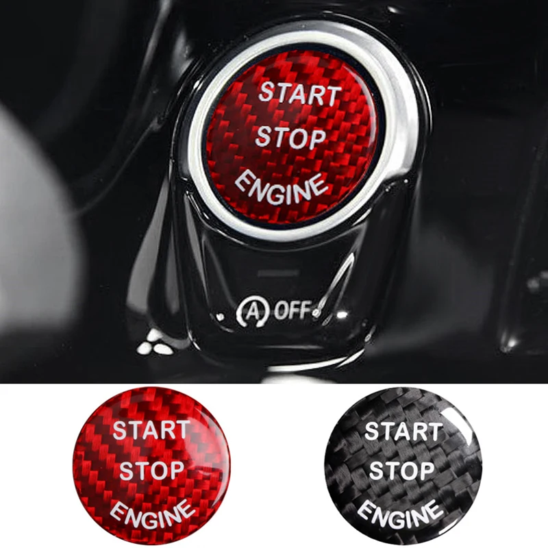 25 мм украшение из углеродного волокна для Bmw X5 5 E53 E70 G30 F30 F10 E39 E36 E46 E60 E87 E90 кнопка