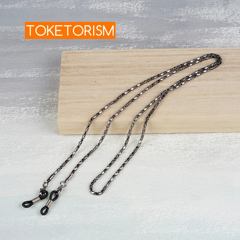 Toketorism металлические цепочки для очков женские модные очки шнур на шею мужские солнцезащитные очки шейный ремешок TM27