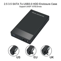 1 pc 2 53 5 inch hdd case usb 3 0 to sata iii external hard drive enclosure usb hard disk box 6gbps ssd case for windowslinux