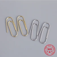 factory price 100 925 sterling silver ear hook new simple ins wind rebate needle shaped accessories for women in summer