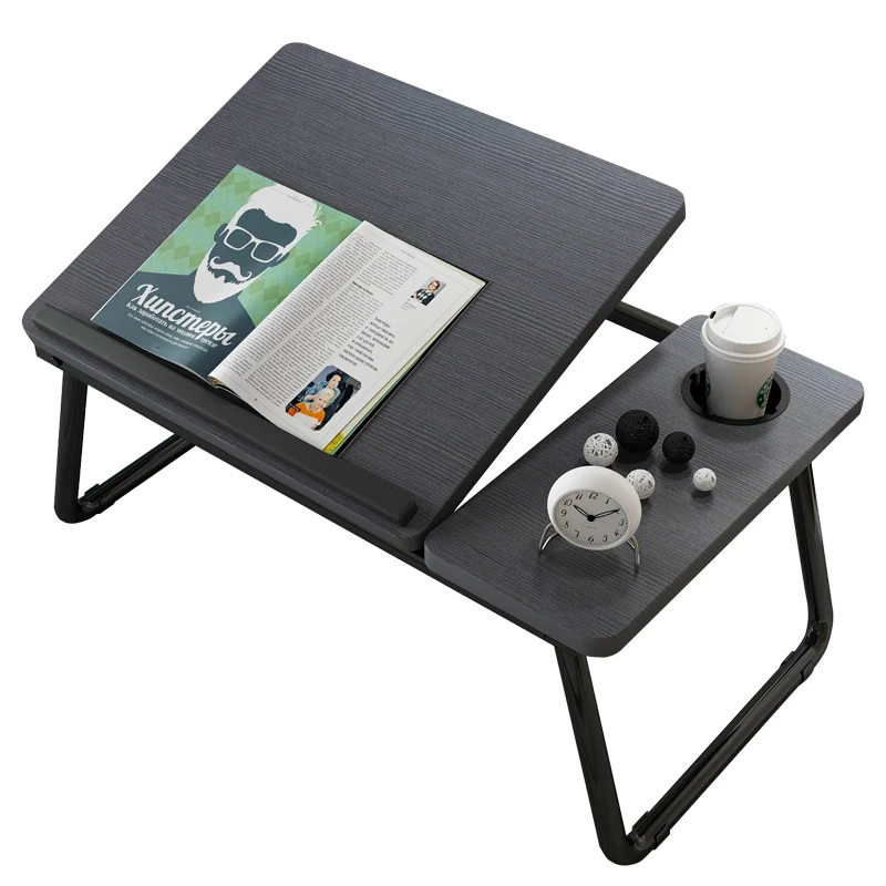 Economici Tavolo Pieghevole Per Laptop Per Divano Letto Vassoio Portatile Per Notebook Supporto Per Tablet Portatile Per Mangiare Scrittura Lettura Con Portabicchieri