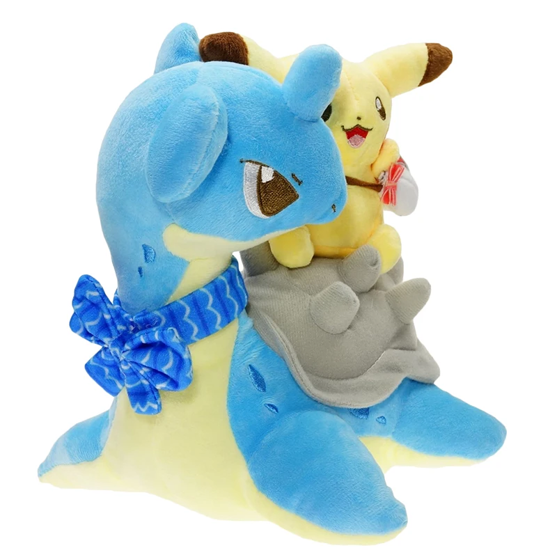 Takara Tomy Pokemon Lapras Pikachu Плюшевая Кукла Мягкие животные детские игрушки подарки 25