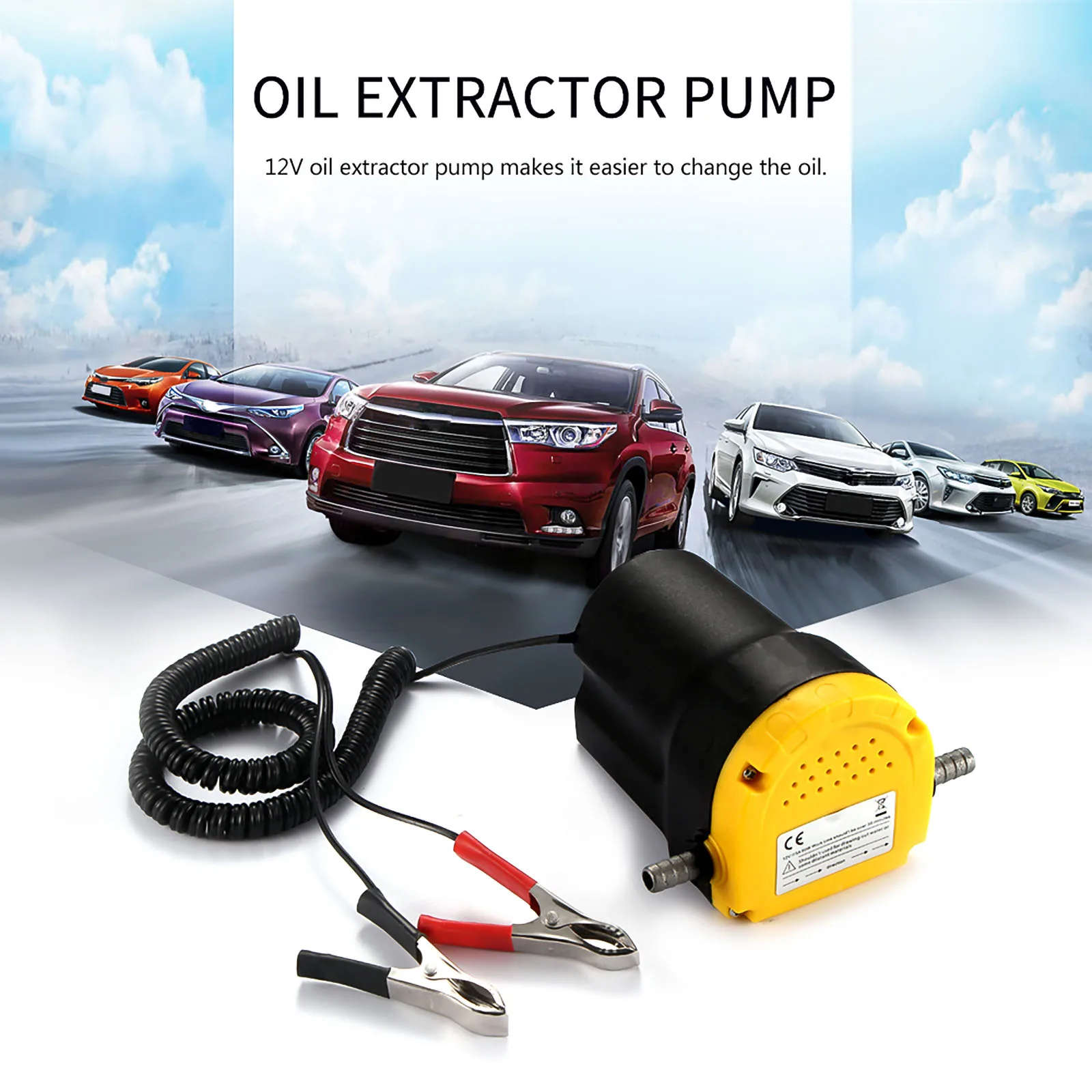 

Vingtank Car Electric Oil Extractor Transfer Pump Oil/Crude Oil Fluid Suction Pump Mini Fuel Engine Oil Extractor Transfer Pump