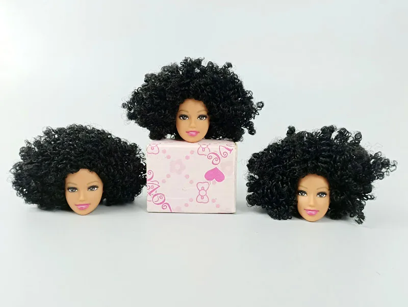 Black Africa Head Explosive Wig Funny Circus Wigs Doll for 11.5&quot Heads 1/6 BJD Cosplay Party Accessories | Игрушки и хобби
