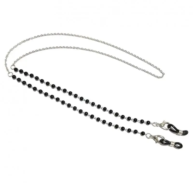 

Fashion Sunglasses Chain Simulated Pearl Beaded Trendy Women Outside Casual Eyewear Lanyard Neck Strap Mask Hanging Rope