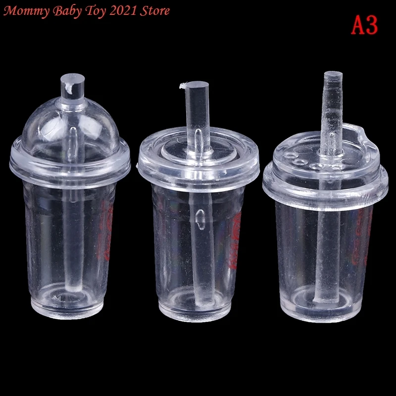 

1/2/3pcs 1/12 Dollhouse Miniature Accessories Fruit Tea Cup Simulation Miniature Drinks Model Furniture Toy Doll Home Decoration