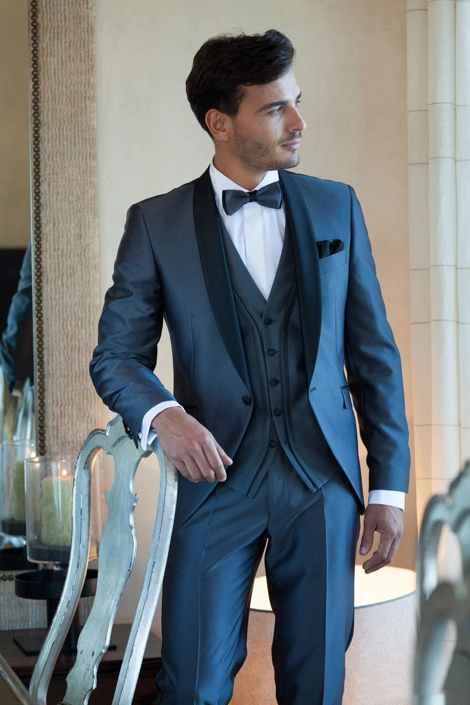 

Groom Wear Tuxedos Mans Suits For Wedding Dinner Suits Business Suits Evening Dress Tailcoat Three Piece Suit(Jacket+Pants+Vest)