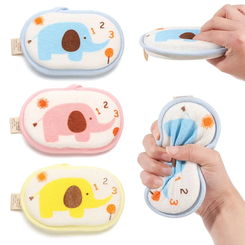 

Банные полотенца, отшелушивающий массажер, увлажняющий скребок, щетка для душа, губка для ванны с рисунком слона, для младенцев и детей