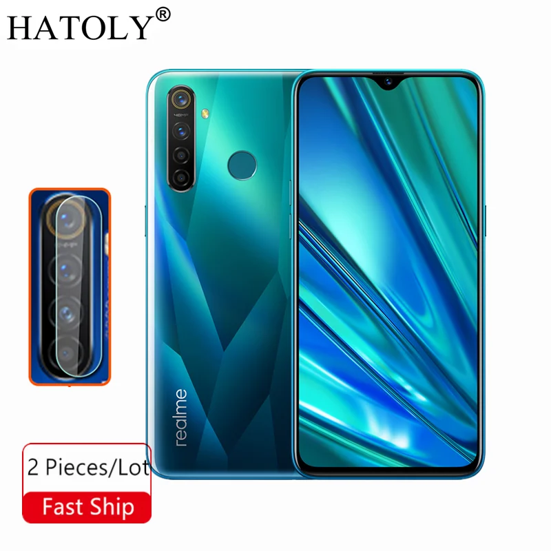 

2 шт./лот прозрачное закаленное стекло для объектива для OPPO Realme 5i искусственное полное клеевое стекло для задней камеры для OPPO Realme 5i защита д...