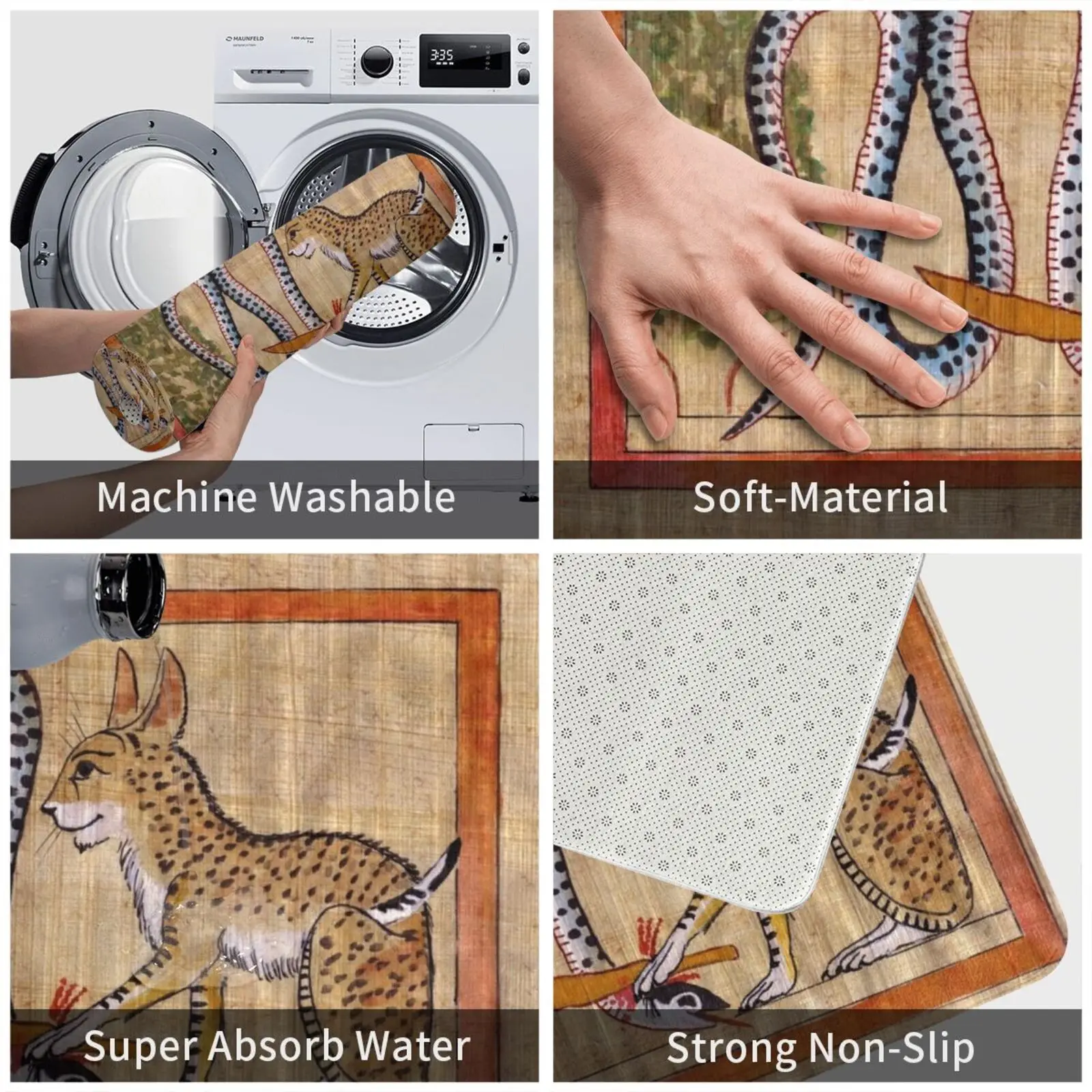 Я искусственный коврик подушка мягкая кошка змея южные змеи Ra God Papyrus Book Of The Dead