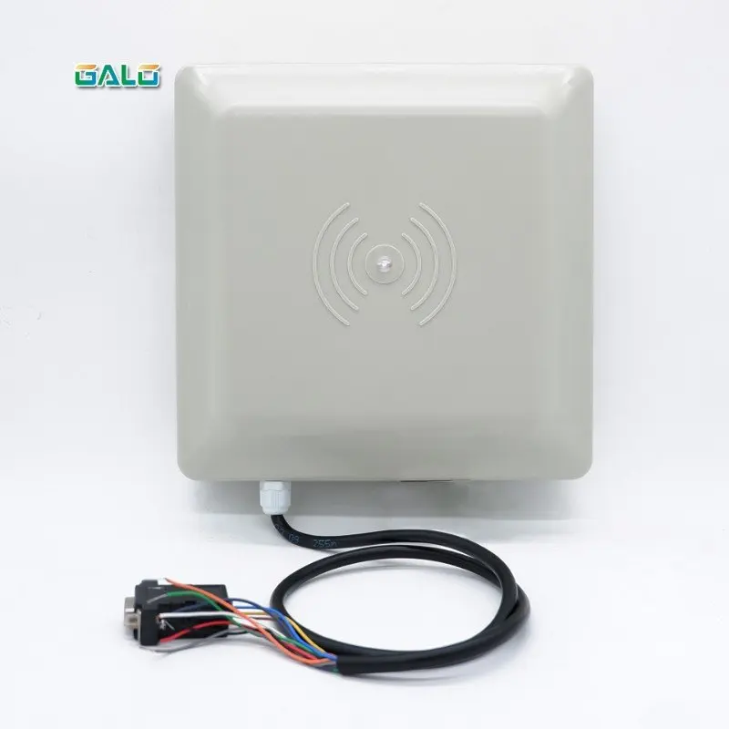 Best Quality Integrative UHF RFID card reader 6M long range 8dbi Antenna RS232/RS485/Wiegand of parking management system | Безопасность