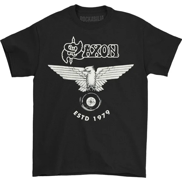 

Saxon Men'S Established 1979 T-Shirt Black