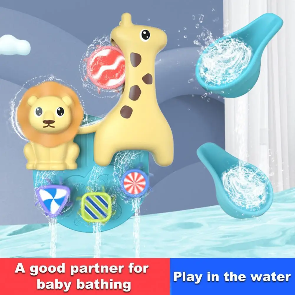 

Baby Bath Toys For Kids Swimming Pool Water Game Wind-up Clockwork Animals giraffe For Children Water Toys Gifts деские игѬђки