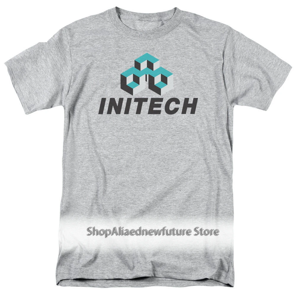 

Office Space Movie INITECH LOGO Licensed Adult T-Shirt All Sizes Cotton Tee Shirt Brand Clothing Tops