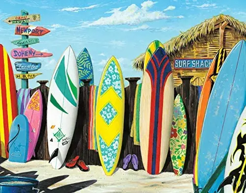 

Desperate Enterprises Scott Westmoreland Surf Shack Tin Sign, 8" W x 12.5" H