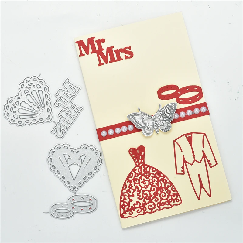GJCrafts сердце штампы кольцо металлические Вырубные новые 2019 для изготовления