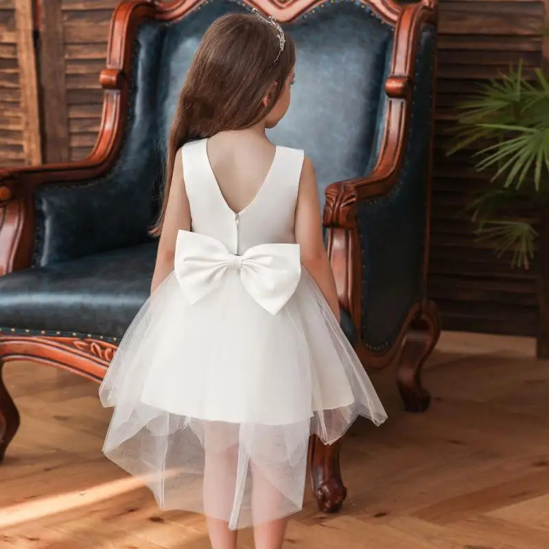 Для девочек платье с цветочным принтом для детей Свадебная вечеринка принцессы