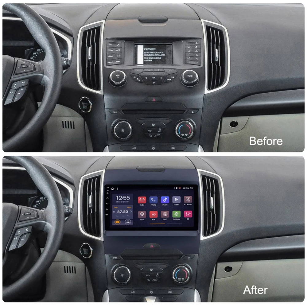 Автомагнитола easteregg 9 дюймов 2 DIN Android для Ford Edge Ranger 2015 2018 Autoaudio Wi Fi GPS навигация