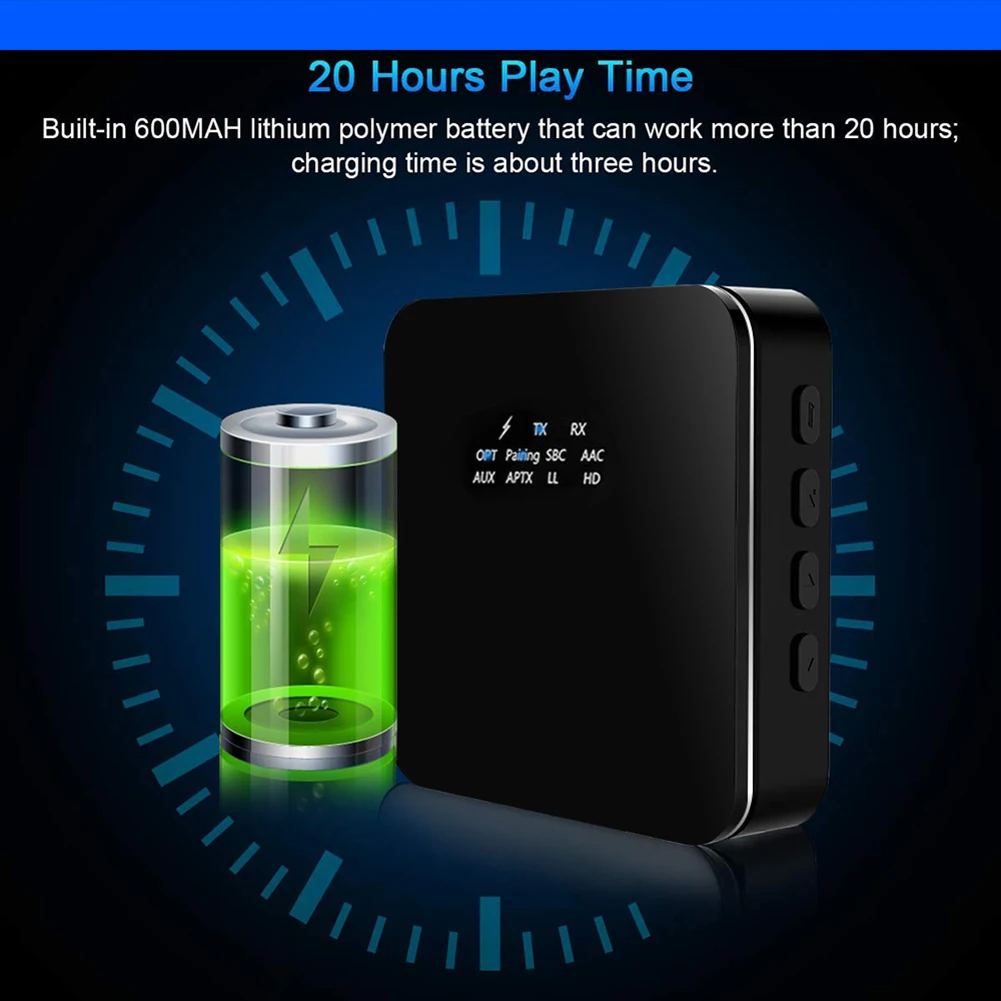 Интеллектуальный Bluetooth 5 0 Удаленный передатчик приемник 3 мм HD Высокое качество