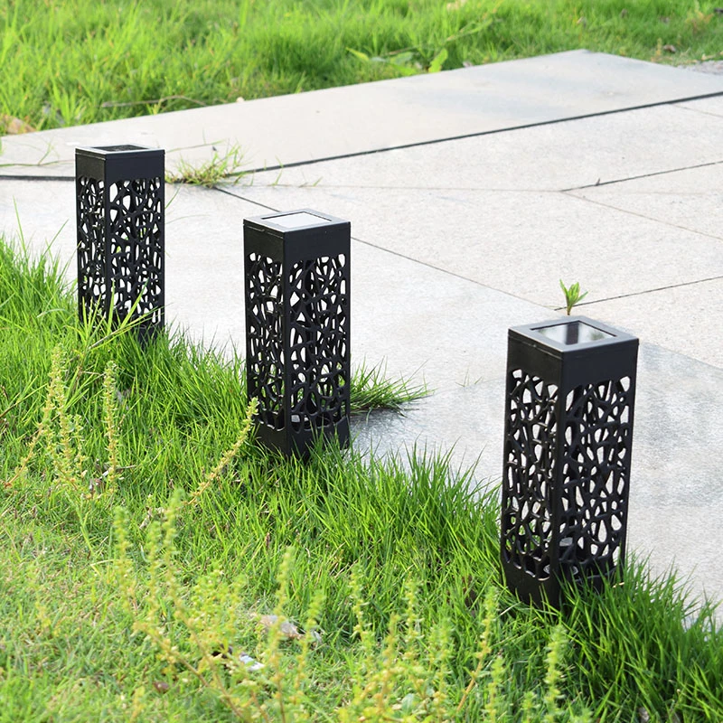 

Solar Lamp High Quality Outdoor LED Small House Lawn Lamp Courtyard Garden Decorative Lamp NEW IP65 Hollow-out Lawn Lamps