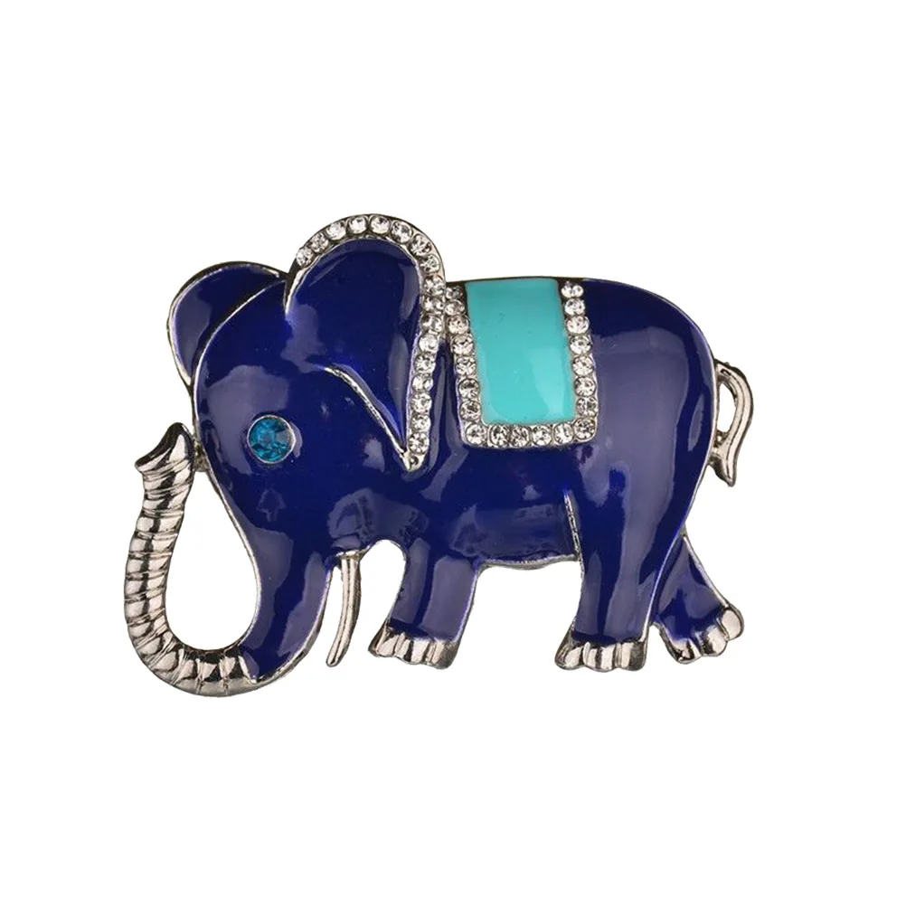 Автомобильный парфюмерный зажим в форме слона с алмазными шипами украшение для