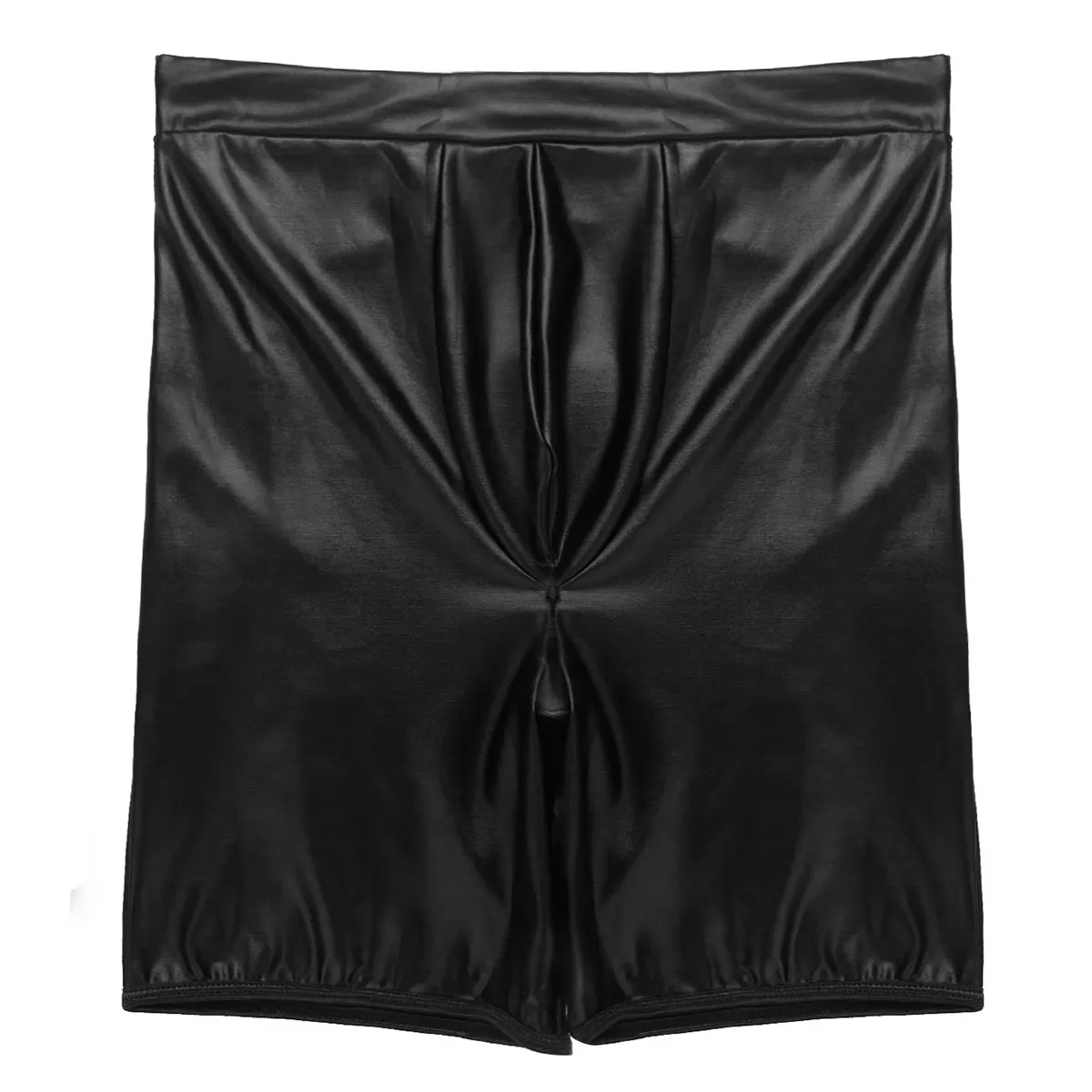 Мужской сексуальный Дышащий Латекс боксер нижнее белье трусы-шорты мужские с