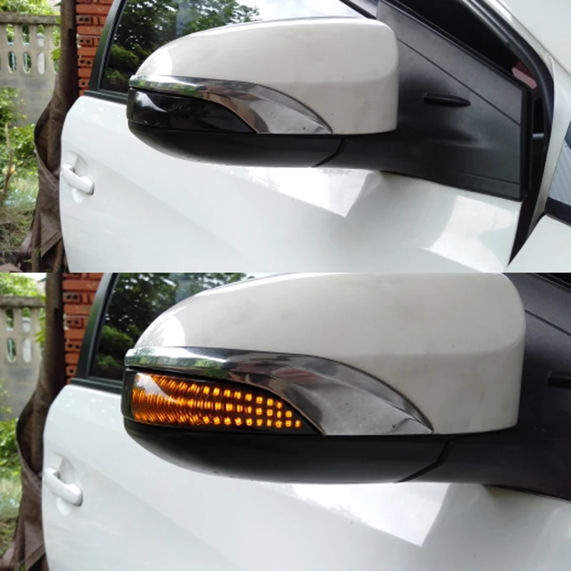 2 шт. автомобильный стабильный боковой зеркальный индикатор указателя поворота