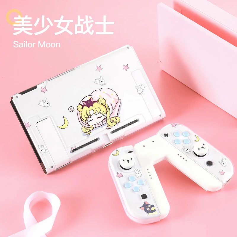 

Kawaii Cute Cartoon JoyCon TPU Soft Shell Protective Case Cover NS JoyCon Controller TPU Cover Case For Nintendos Switch Console
