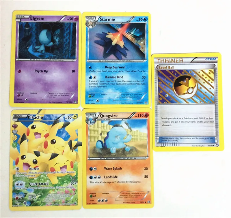 TAKARA TOMY 324 шт. базовые карты с блестящими картами новейший стиль в Pokemon Card игрушка для детей