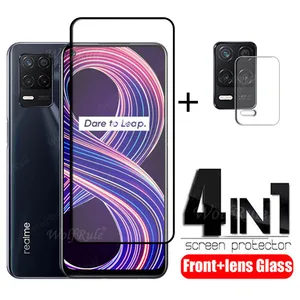 full cover glass for realme 8 5g glass for oppo realme 8 5g tempered glass hd film screen protector for realme 8 5g lens glass free global shipping