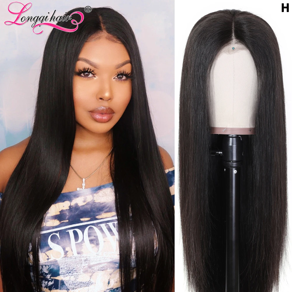 Longqi волосы предварительно выщипанные полностью кружевные человеческие парики