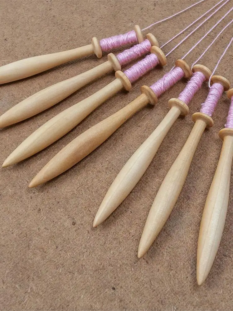 

Bobbin Lace Kit Tatting Kits For Beginners Lace Making Bobbin Lace Bobbins Danish Style 5.31 Inches Long Lacemaking Bobbins