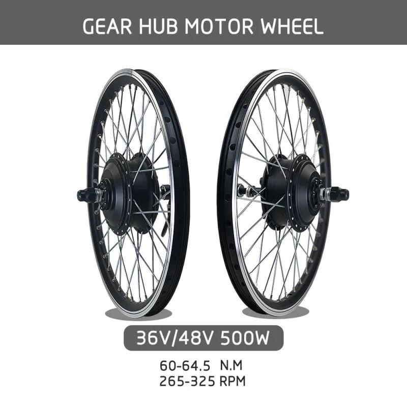 SOMEDAY Whole Warterproof Plug 36V/48V 500W Electric Bicycle Conversion Kit Rear Drive Hub Motor Wheel with Cassette | Спорт и