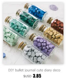 DIY bullet journal милый дневник декоративная печать воск Огонь Печать конверт для поздравительной открытки украшения креативные краски Печать Аксессуары