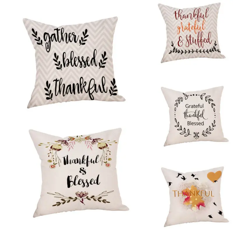 HGLEGYW квадратная Подушка Наволочка счастливая наволочка в стиле День