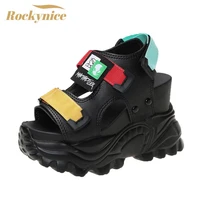 2021 fashion high platform sneakers buckle punk chunky sandals cool womens beach sandals open toe casual summer sports shoes